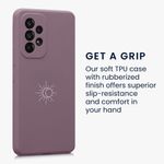 Husa Kwmobile pentru Samsung Galaxy A53 5G, Silicon, Mov, 58023.04 fotografia produsului View 3 S