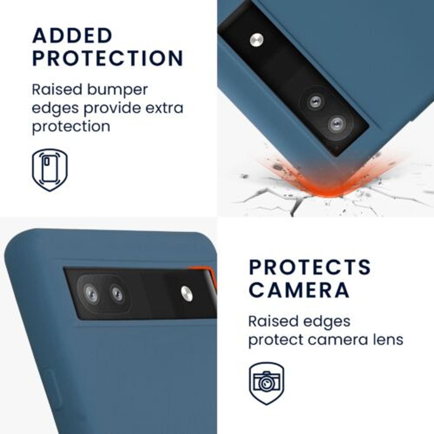Husa Kwmobile pentru Google Pixel 6a, Silicon, Verde, 58053.57 fotografia produsului View 3 L