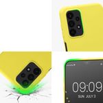 Husa Kwmobile pentru Samsung Galaxy A23, Silicon, Galben, 58044.165 fotografia produsului View 7 S