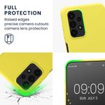 Husa Kwmobile pentru Samsung Galaxy A23, Silicon, Galben, 58044.165 fotografia produsului View 3 S