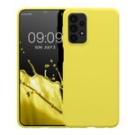 Husa Kwmobile pentru Samsung Galaxy A23, Silicon, Galben, 58044.165 fotografia produsului