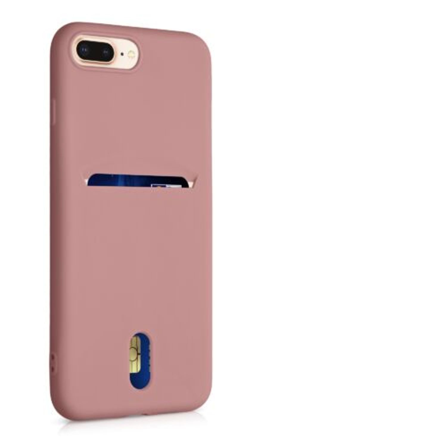 Husa pentru iPhone 8 Plus/iPhone 7 Plus, Silicon, Roz, 49102.193 fotografia produsului View 7 L