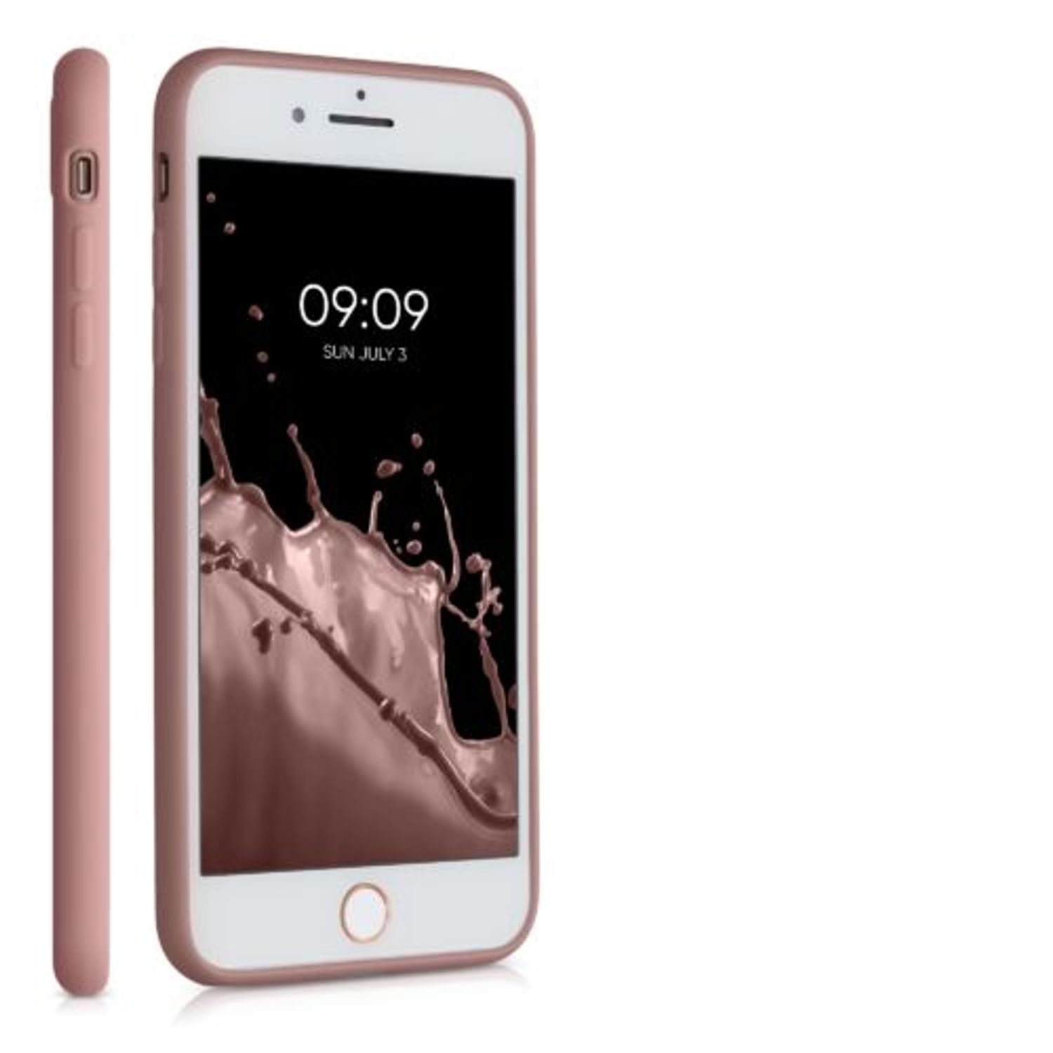Husa pentru iPhone 8 Plus/iPhone 7 Plus, Silicon, Roz, 49102.193 fotografia produsului View 2 L