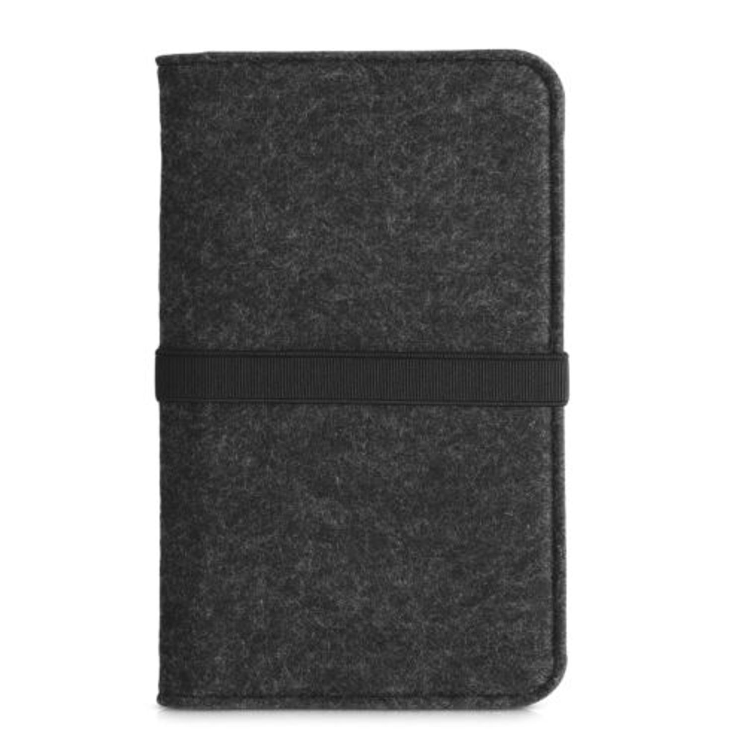 Husa Universala Kwmobile marime M - 5,5 inch, Microfibra, Gri, 58045.02 fotografia produsului