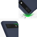 Husa Kwmobile pentru Google Pixel 6a, Silicon, Albastru, 58053.186 fotografia produsului View 7 S