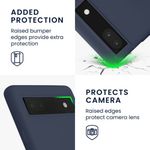 Husa Kwmobile pentru Google Pixel 6a, Silicon, Albastru, 58053.186 fotografia produsului View 3 S