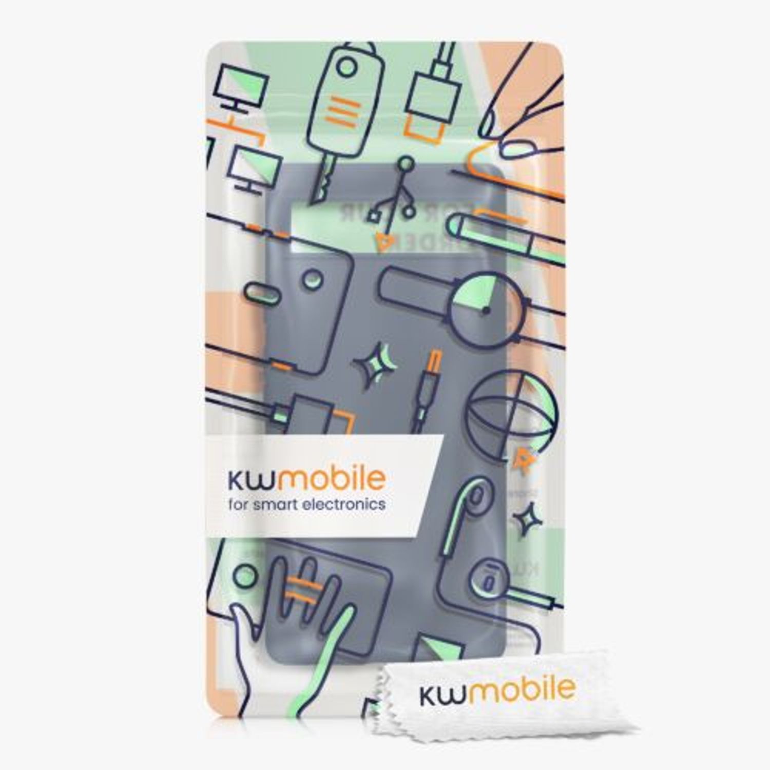 Husa Kwmobile pentru Google Pixel 6a, Silicon, Albastru, 58053.186 fotografia produsului View 6 L