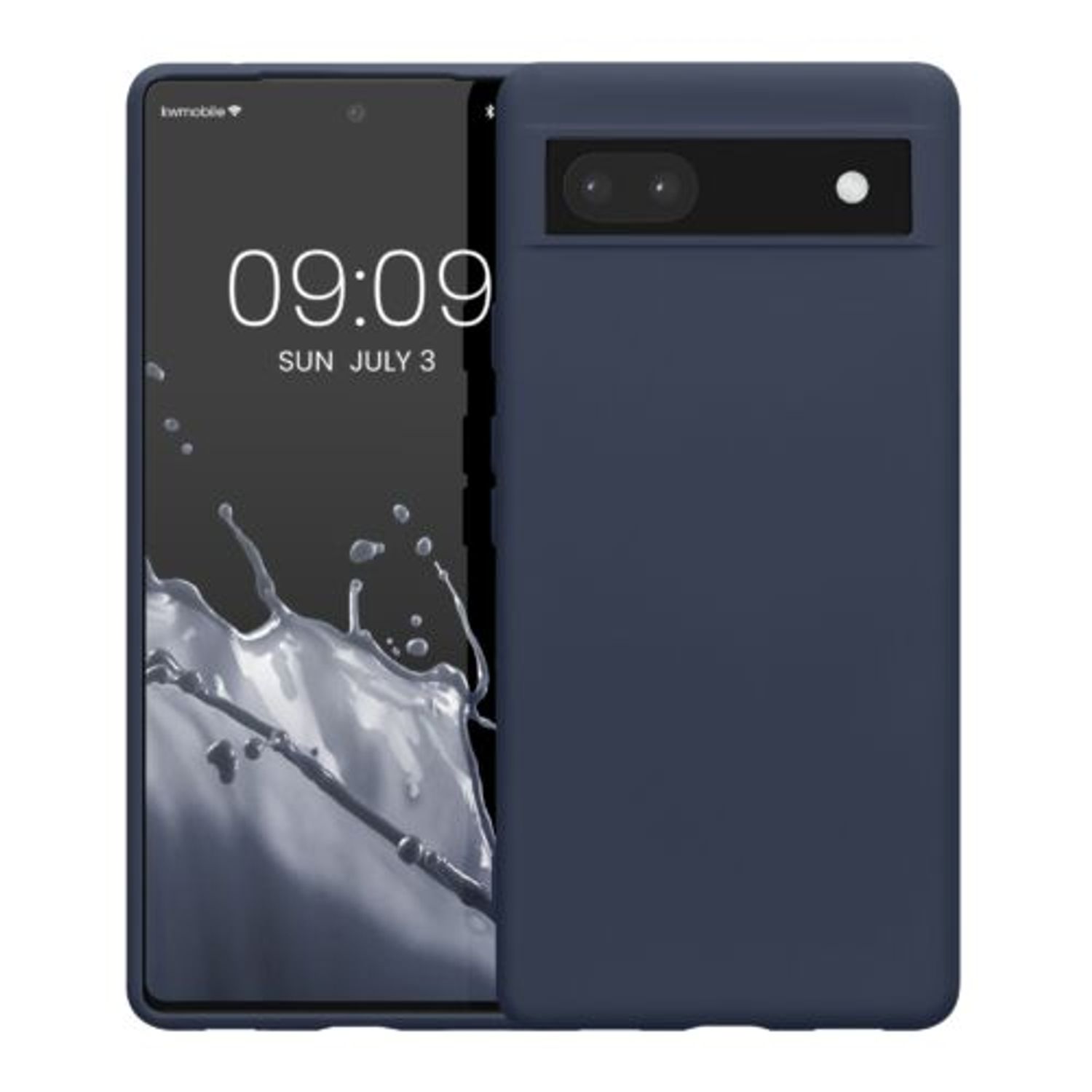 Husa Kwmobile pentru Google Pixel 6a, Silicon, Albastru, 58053.186 fotografia produsului