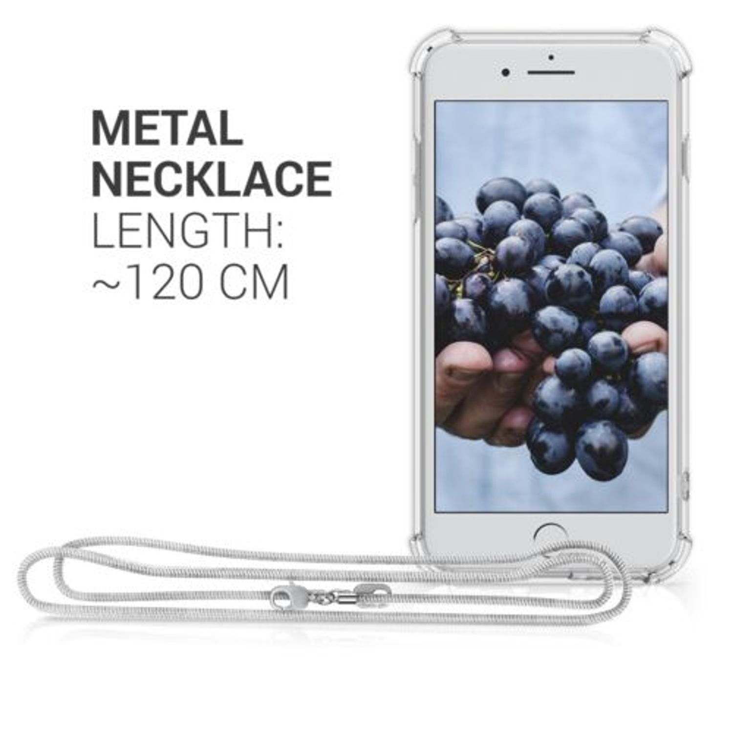 Husa pentru Apple iPhone 8 Plus/iPhone 7 Plus, Silicon, Transparent, 49875.35 fotografia produsului View 4 L