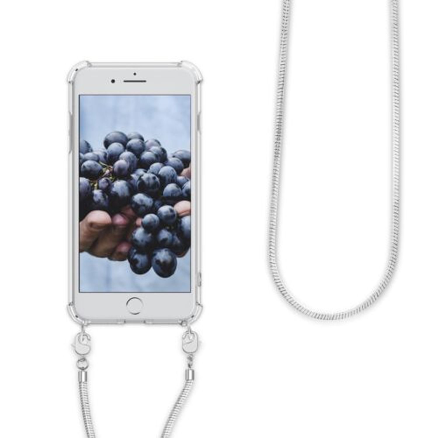 Husa pentru Apple iPhone 8 Plus/iPhone 7 Plus, Silicon, Transparent, 49875.35 fotografia produsului View 2 L