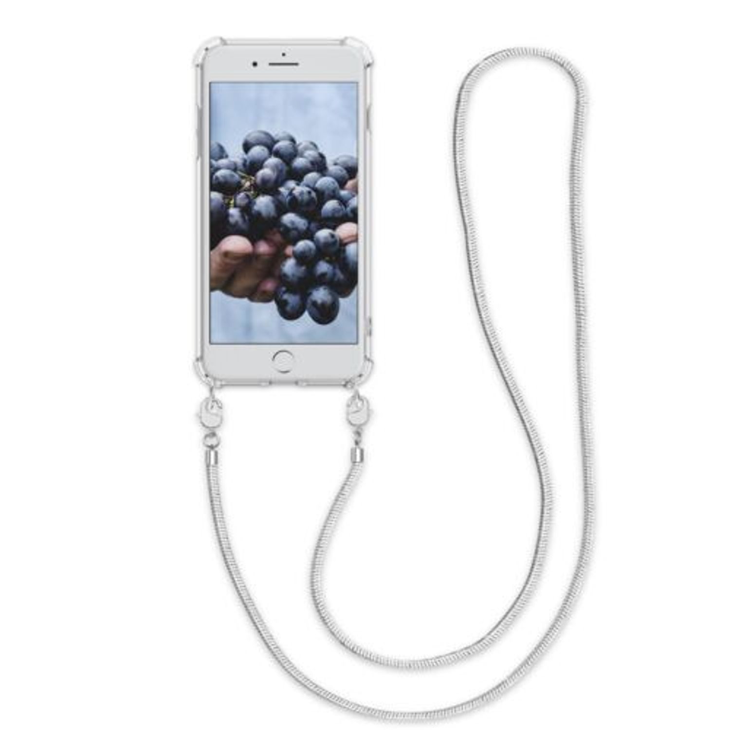 Husa pentru Apple iPhone 8 Plus/iPhone 7 Plus, Silicon, Transparent, 49875.35 fotografia produsului