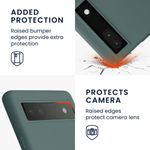 Husa Kwmobile pentru Google Pixel 6a, Silicon, Verde, 58053.171 fotografia produsului View 3 S