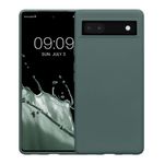 Husa Kwmobile pentru Google Pixel 6a, Silicon, Verde, 58053.171 fotografia produsului