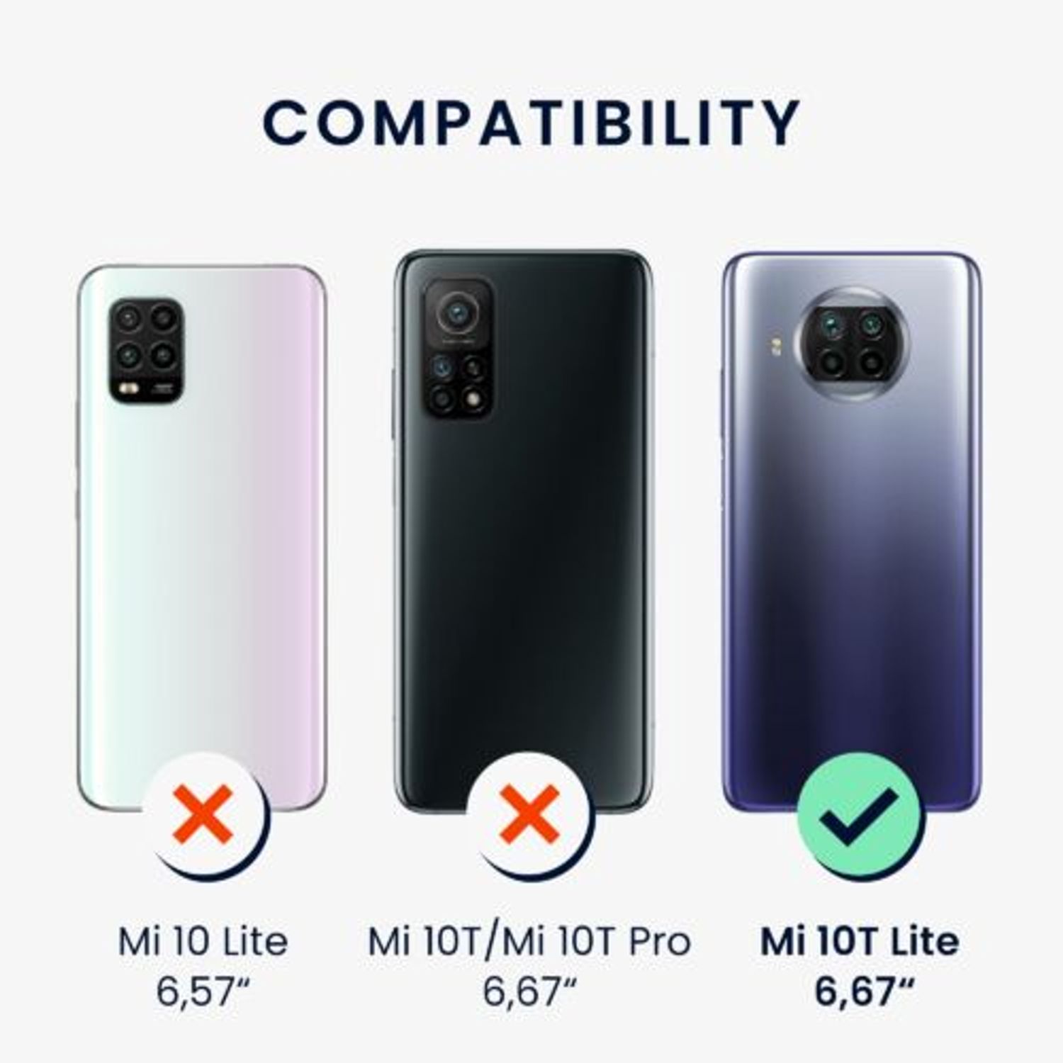 Husa Kwmobile pentru Xiaomi Mi 10T Lite, Silicon, Multicolor, 57088.04 fotografia produsului View 5 L