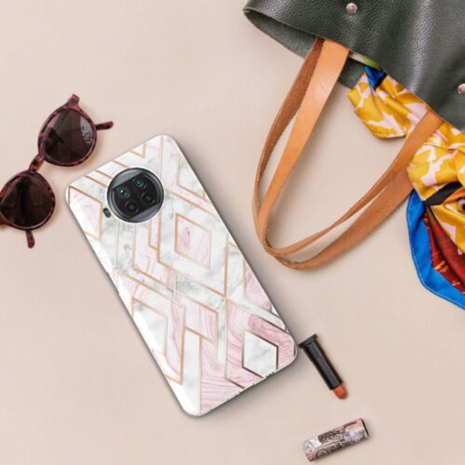 Husa Kwmobile pentru Xiaomi Mi 10T Lite, Silicon, Multicolor, 57088.04 fotografia produsului View 2 L