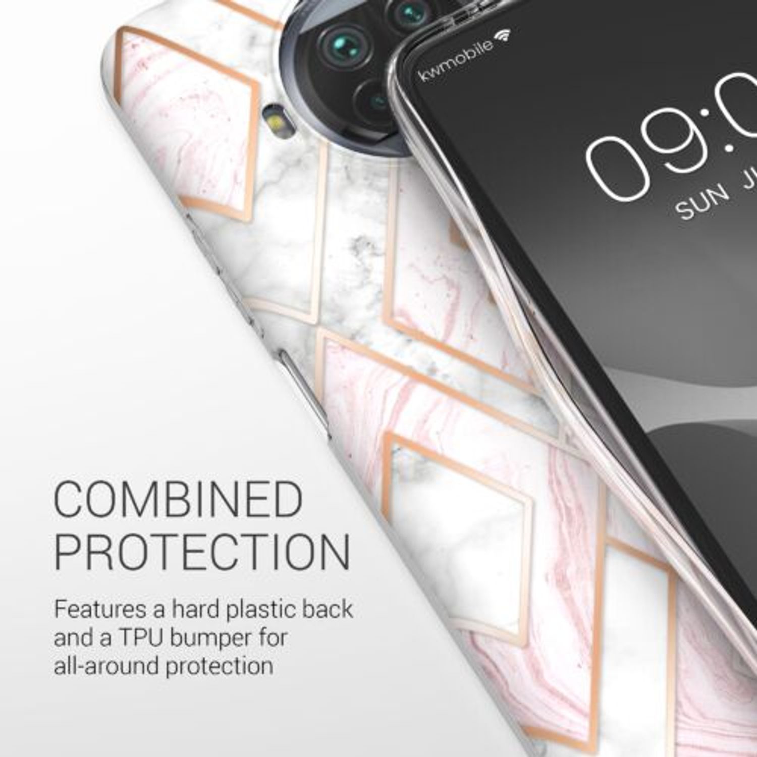 Husa Kwmobile pentru Xiaomi Mi 10T Lite, Silicon, Multicolor, 57088.04 fotografia produsului View 4 L