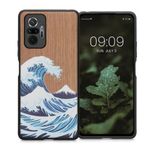 Husa Kwmobile pentru Xiaomi Redmi Note 10 Pro, Lemn, Multicolor, 55940.08 fotografia produsului