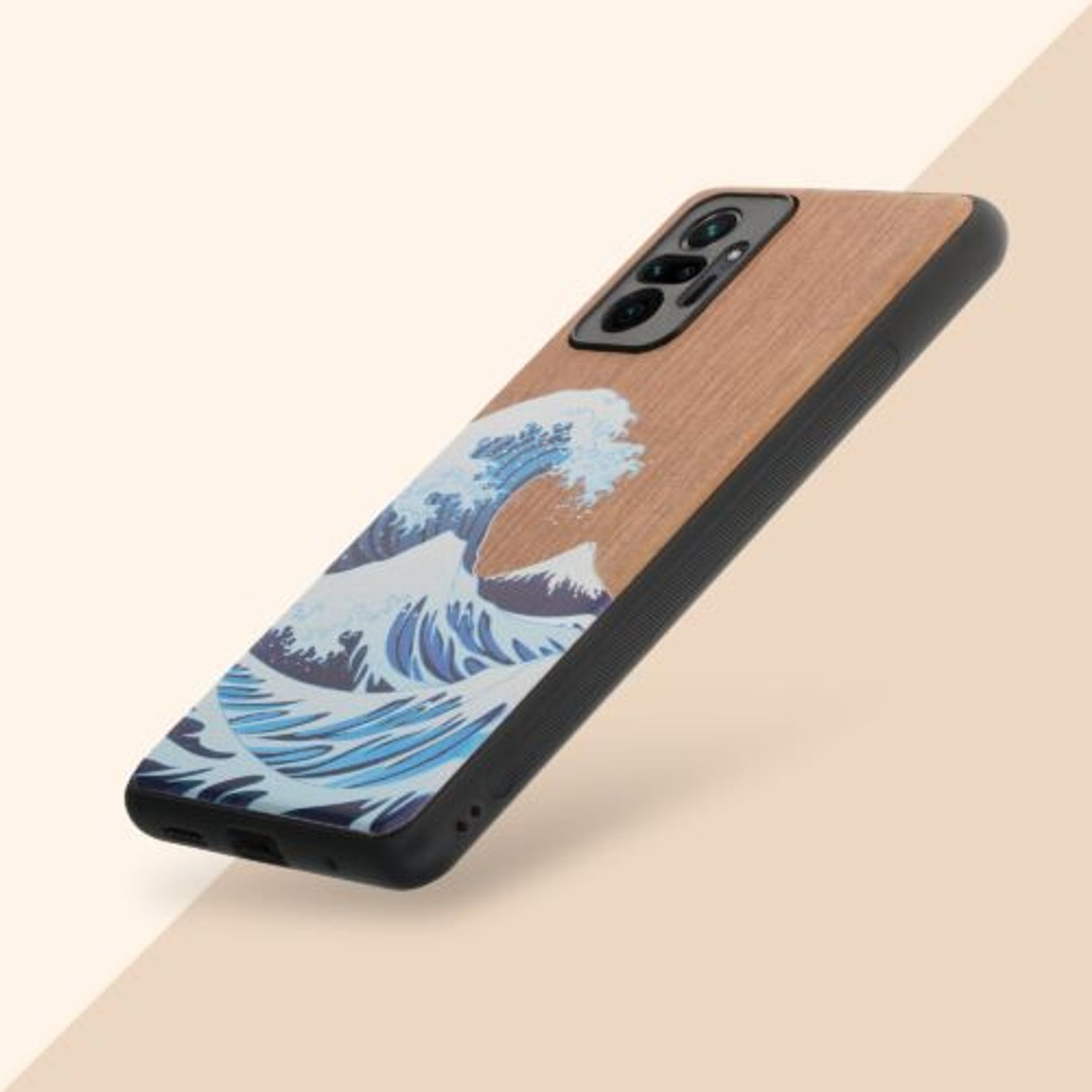 Husa Kwmobile pentru Xiaomi Redmi Note 10 Pro, Lemn, Multicolor, 55940.08 fotografia produsului View 9 L