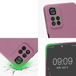 Husa Kwmobile pentru Xiaomi Redmi Note 11 Pro Plus 5G, Silicon, Violet, 58097.167 fotografia produsului View 7 S
