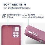 Husa Kwmobile pentru Xiaomi Redmi Note 11 Pro Plus 5G, Silicon, Violet, 58097.167 fotografia produsului View 2 S