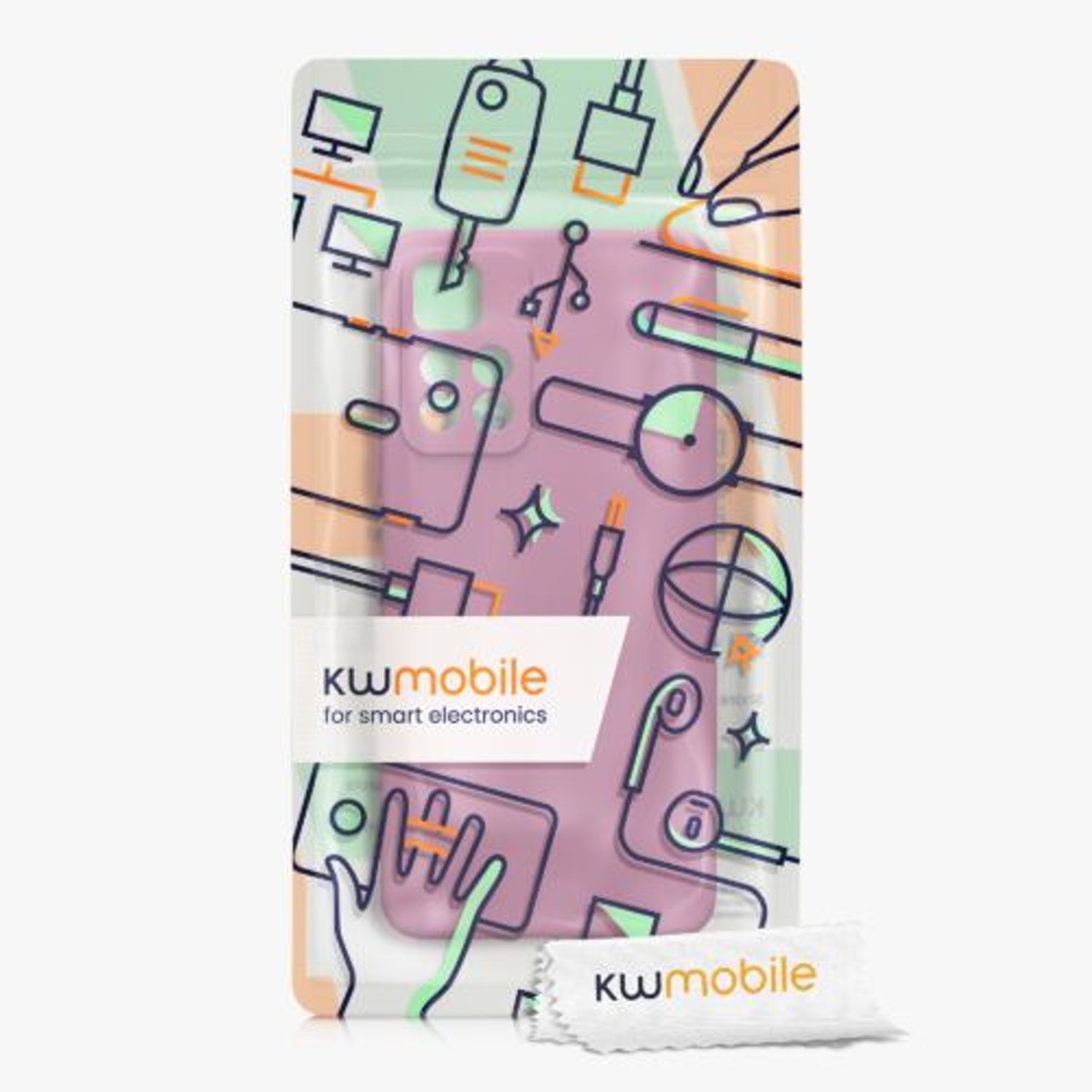 Husa Kwmobile pentru Xiaomi Redmi Note 11 Pro Plus 5G, Silicon, Violet, 58097.167 fotografia produsului View 6 L