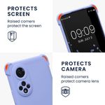 Husa Kwmobile pentru Honor 50, Silicon, Albastru, 58089.108 fotografia produsului View 3 S