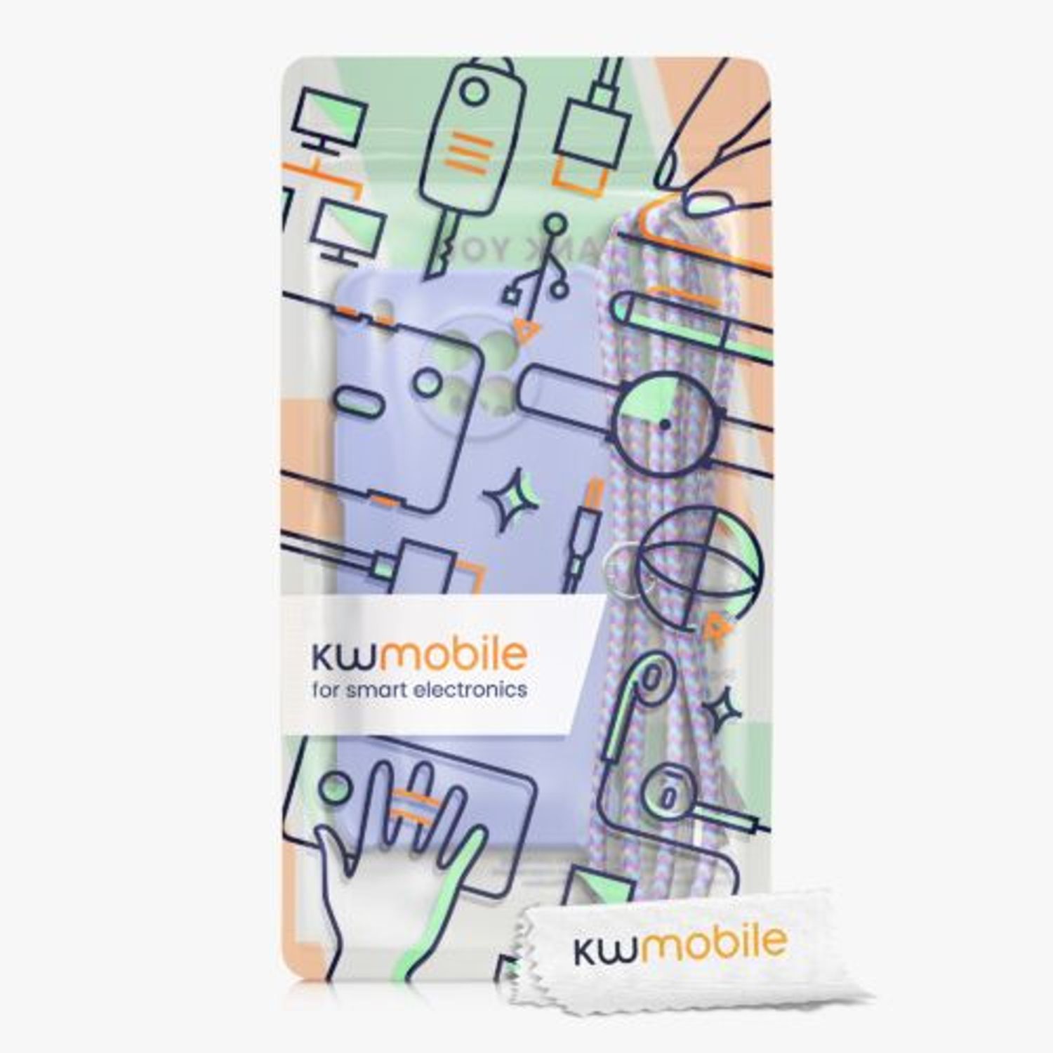 Husa Kwmobile pentru Honor 50 Lite, Silicon, Albastru, 58090.108 fotografia produsului View 7 L