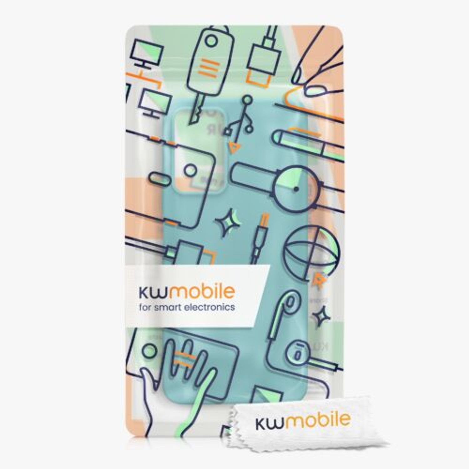 Husa Kwmobile pentru Xiaomi Redmi Note 11 Pro Plus 5G, Silicon, Verde, 58095.57 fotografia produsului View 3 L