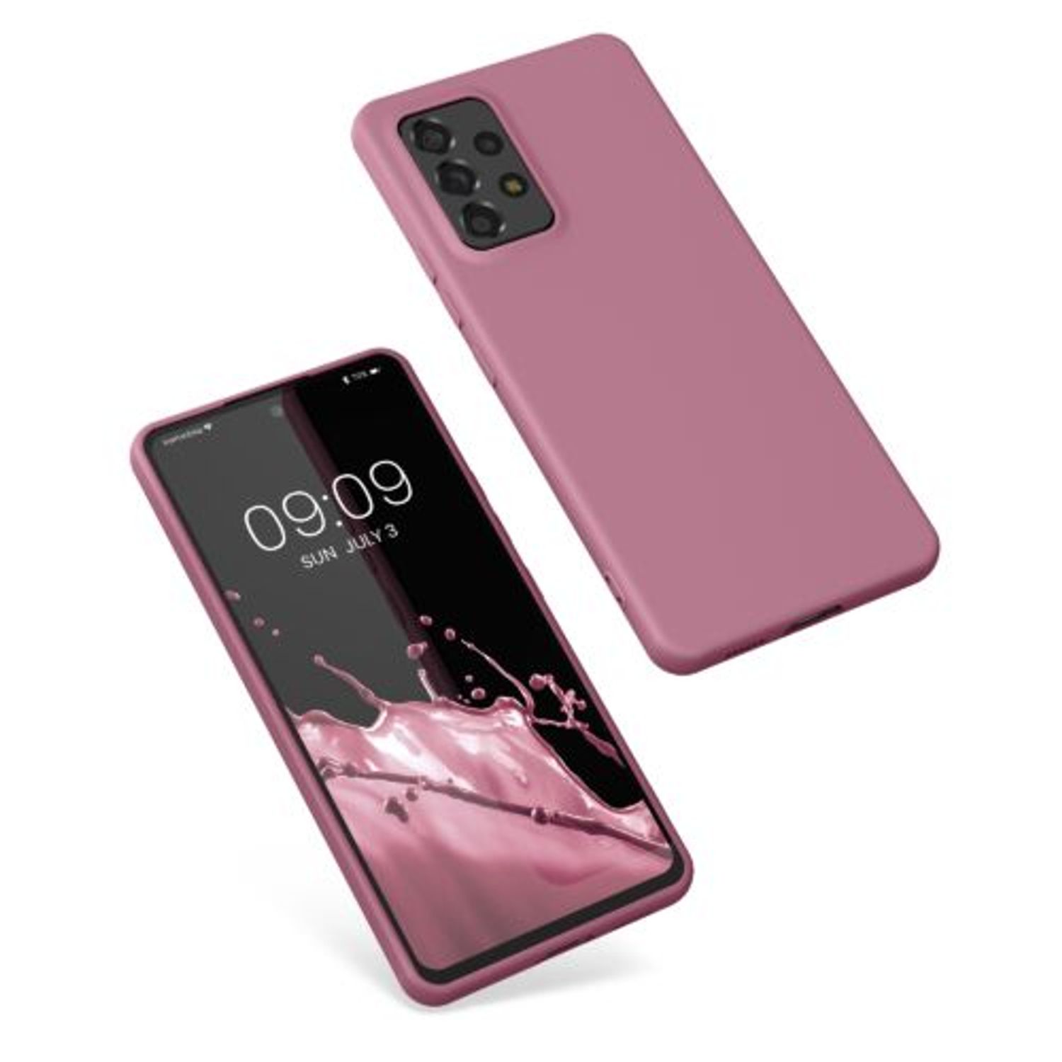 Husa Kwmobile pentru Samsung Galaxy A53 5G, Silicon, Violet, 58051.167 fotografia produsului