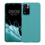 Husa Kwmobile pentru Xiaomi Redmi Note 11 Pro Plus 5G, Silicon, Verde, 58095.57 fotografia produsului