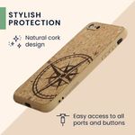 Husa Kwmobile pentru Apple iPhone 8/iPhone 7/iPhone SE 2, Pluta, Maro, 58128.02 fotografia produsului View 4 S
