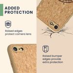 Husa Kwmobile pentru Apple iPhone 8/iPhone 7/iPhone SE 2, Pluta, Maro, 58128.02 fotografia produsului View 6 S