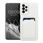 Husa Kwmobile pentru Samsung Galaxy A23, Silicon, Alb, 58143.02 fotografia produsului
