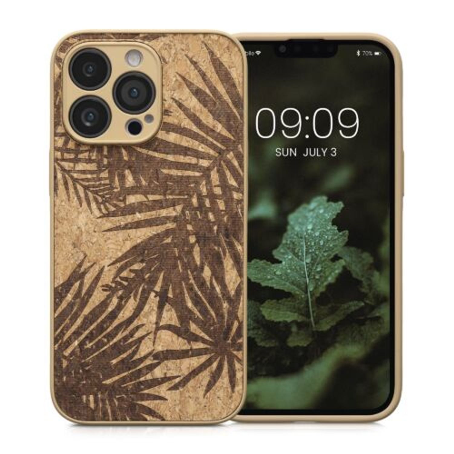 Husa Kwmobile pentru Apple iPhone 13 Pro, Pluta, Maro, 58126.01 fotografia produsului