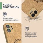 Husa Kwmobile pentru Apple iPhone 12/iPhone 12 Pro, Pluta, Maro, 58123.02 fotografia produsului View 3 S