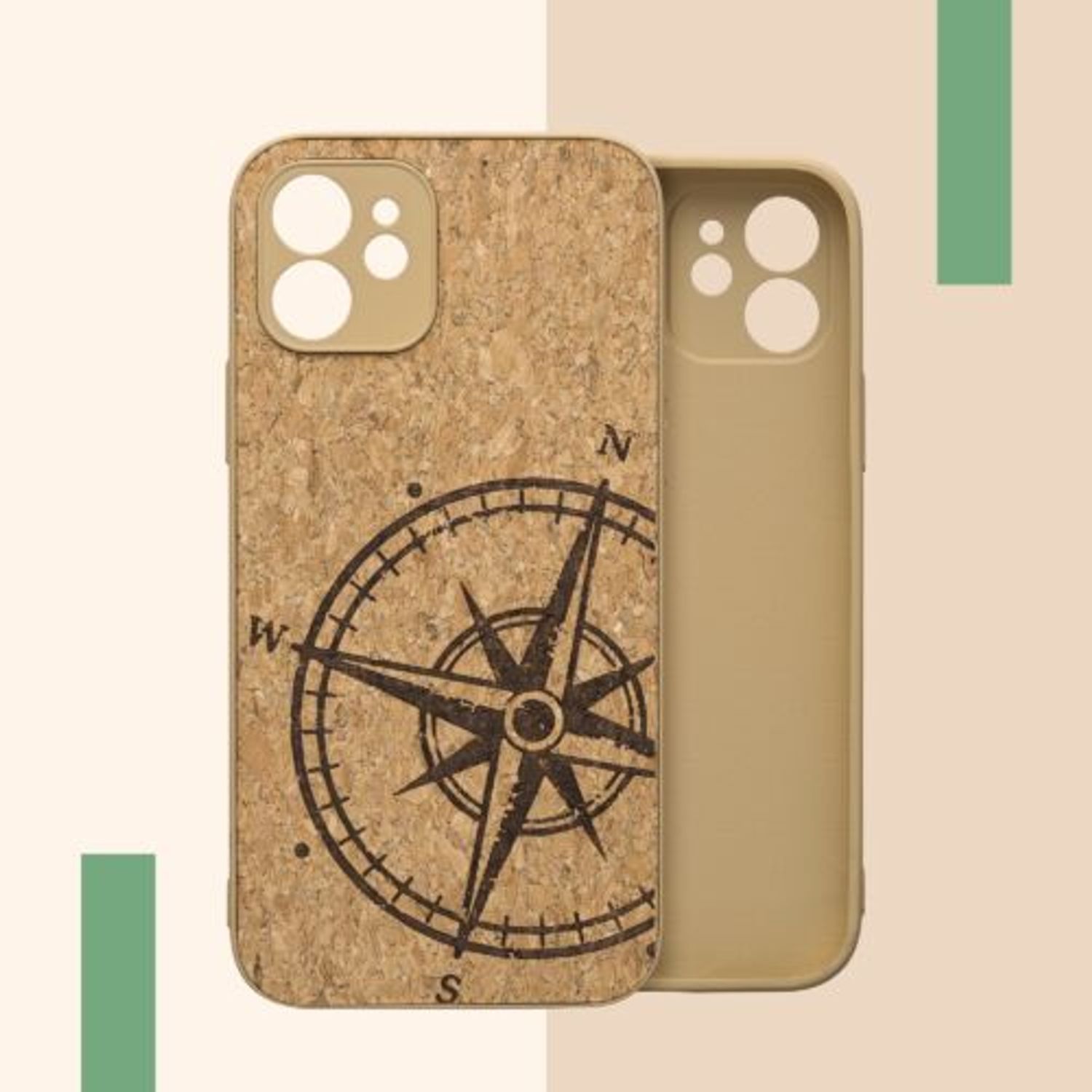 Husa Kwmobile pentru Apple iPhone 12/iPhone 12 Pro, Pluta, Maro, 58123.02 fotografia produsului View 10 L