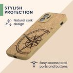 Husa Kwmobile pentru Apple iPhone 12/iPhone 12 Pro, Pluta, Maro, 58123.02 fotografia produsului View 6 S