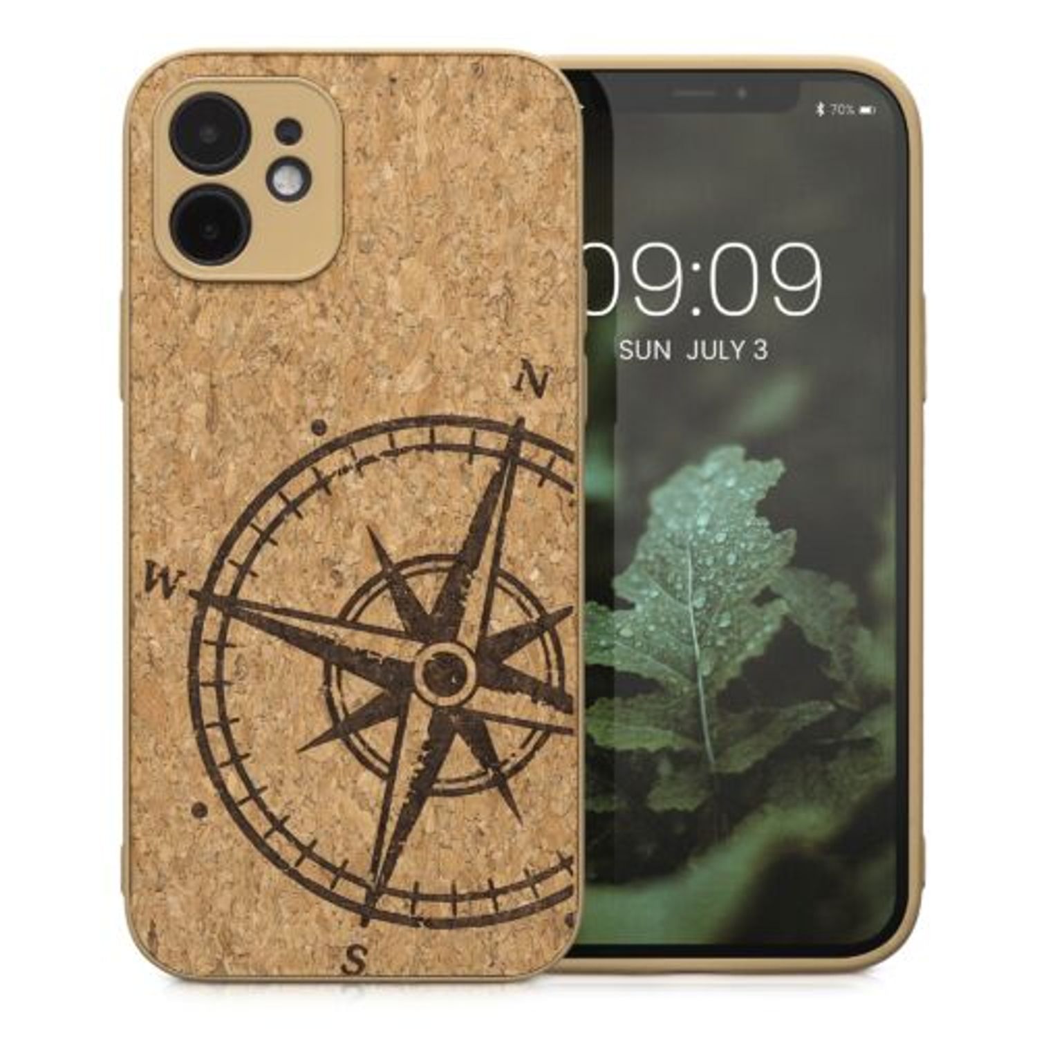 Husa Kwmobile pentru Apple iPhone 12/iPhone 12 Pro, Pluta, Maro, 58123.02 fotografia produsului