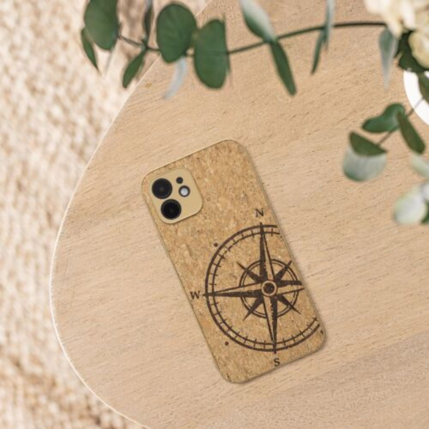 Husa Kwmobile pentru Apple iPhone 12/iPhone 12 Pro, Pluta, Maro, 58123.02 fotografia produsului View 2 L