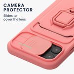 Husa Kwmobile pentru Apple iPhone 12/iPhone 12 Pro, Silicon, Roz, 58130.193 fotografia produsului View 3 S