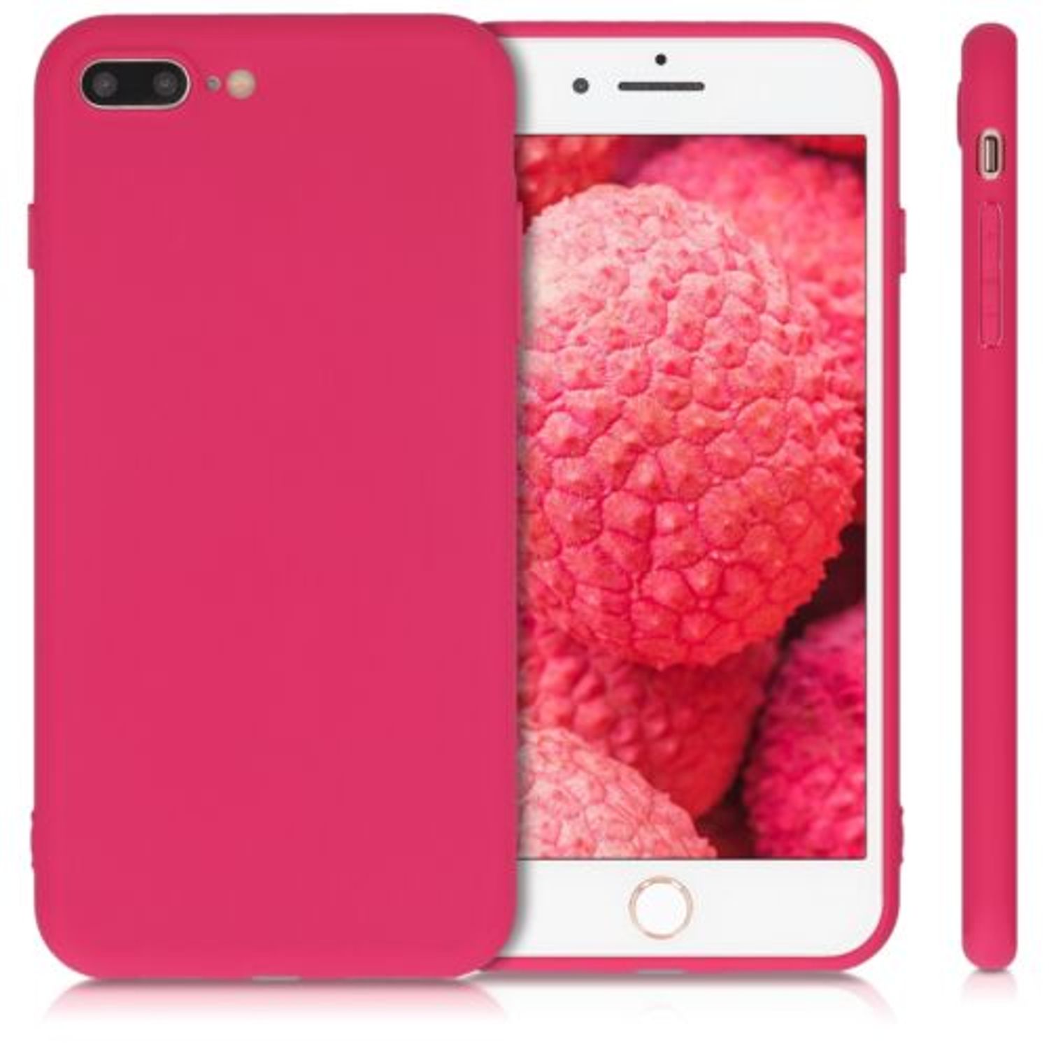 Husa pentru Apple iPhone 8 Plus/iPhone 7 Plus, Silicon, Violet, 39499.175 fotografia produsului View 2 L