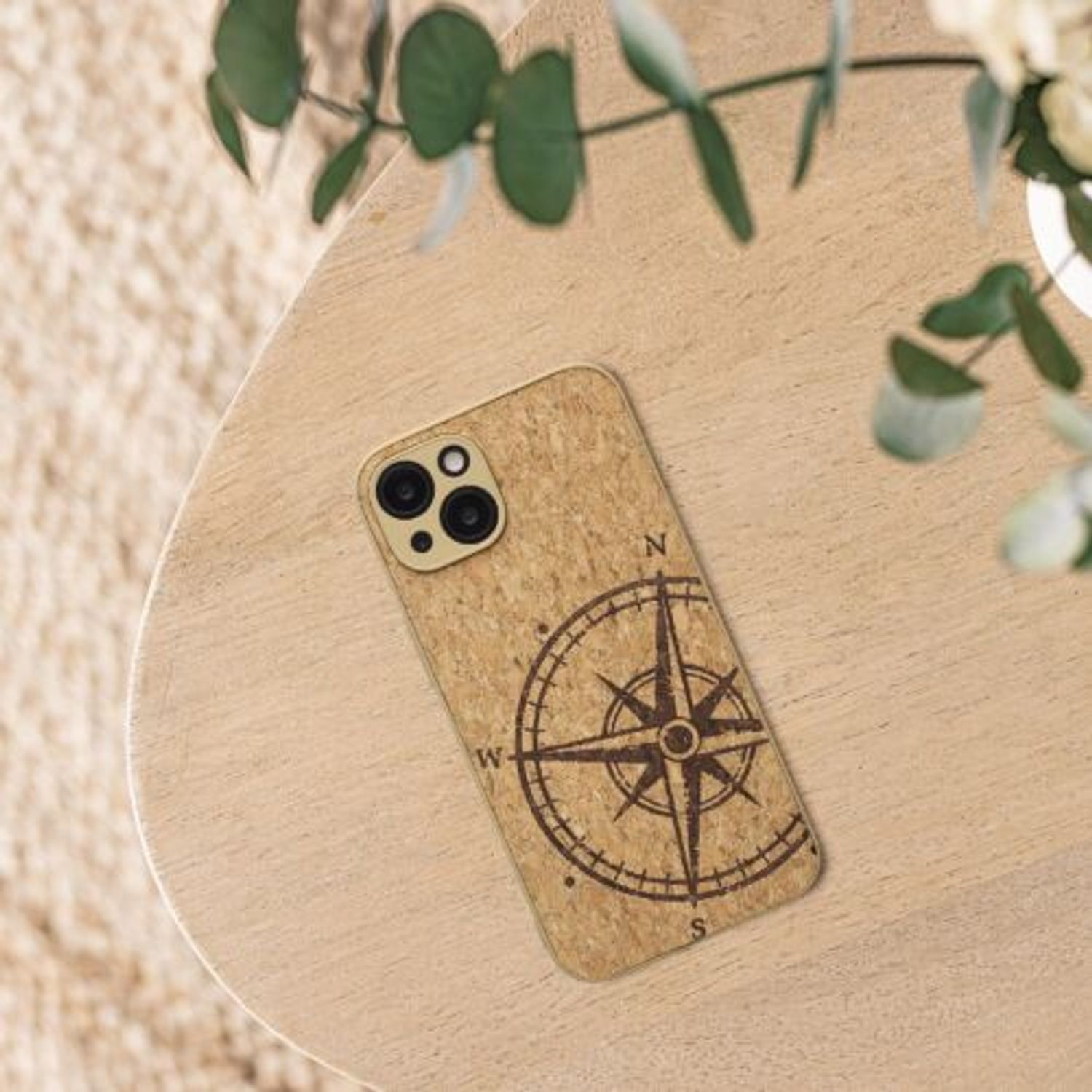 Husa Kwmobile pentru Apple iPhone 13, Pluta, Maro, 58125.02 fotografia produsului View 2 L