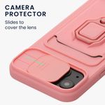 Husa Kwmobile pentru Apple iPhone 13, Silicon, Roz, 58133.193 fotografia produsului View 3 S