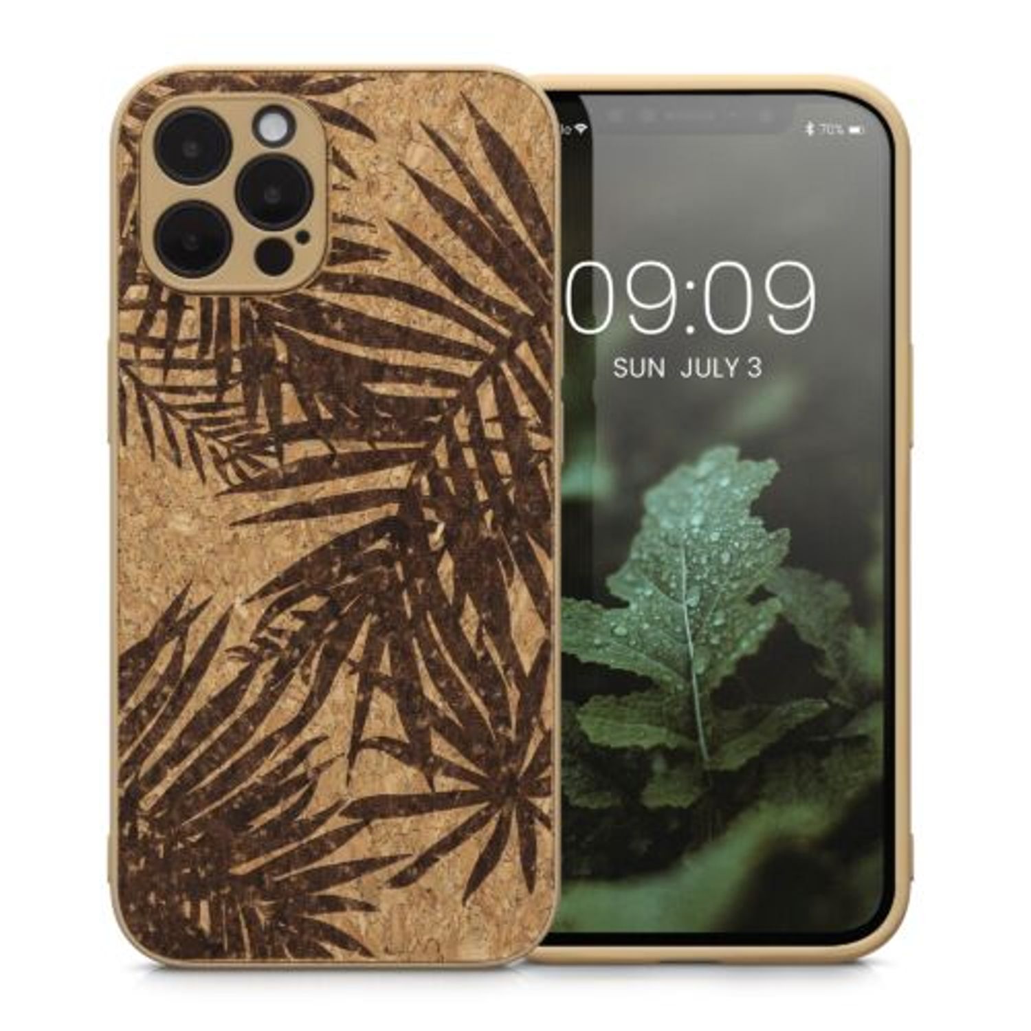 Husa Kwmobile pentru Apple iPhone 12 Pro, Pluta, Maro, 58124.01 fotografia produsului