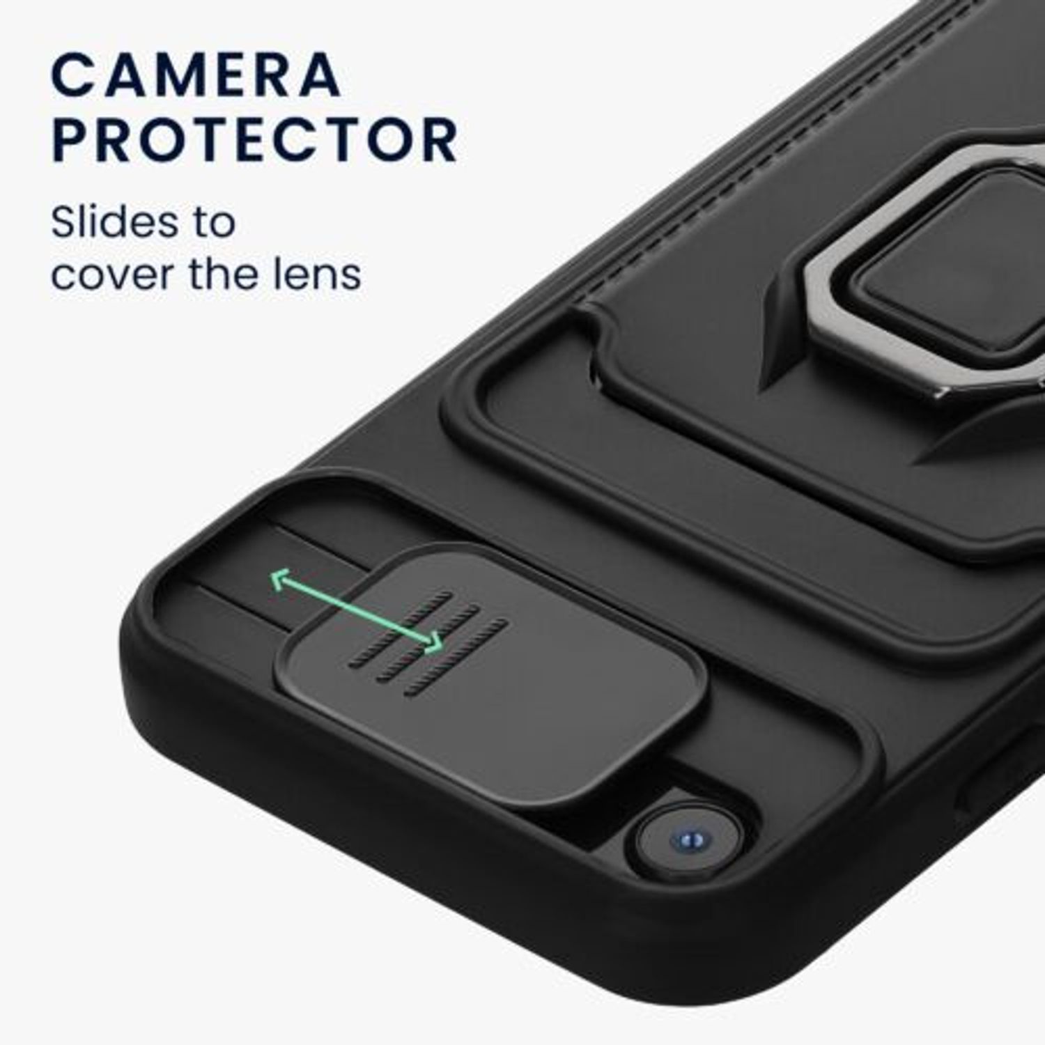 Husa Kwmobile pentru Apple iPhone 8/iPhone 7/iPhone SE 2, Silicon, Negru, 58131.01 fotografia produsului View 3 L