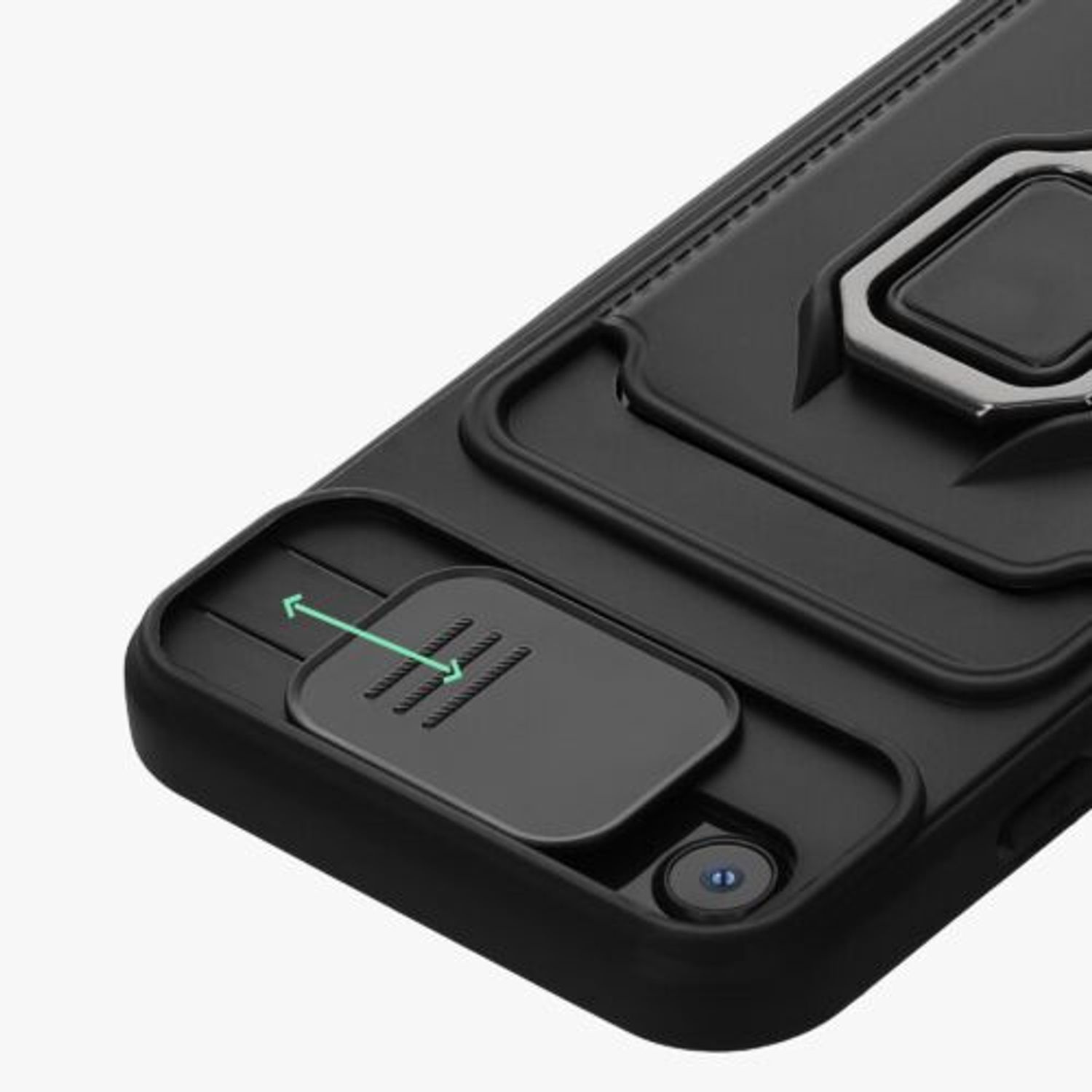 Husa Kwmobile pentru Apple iPhone 8/iPhone 7/iPhone SE 2, Silicon, Negru, 58131.01 fotografia produsului View 9 L