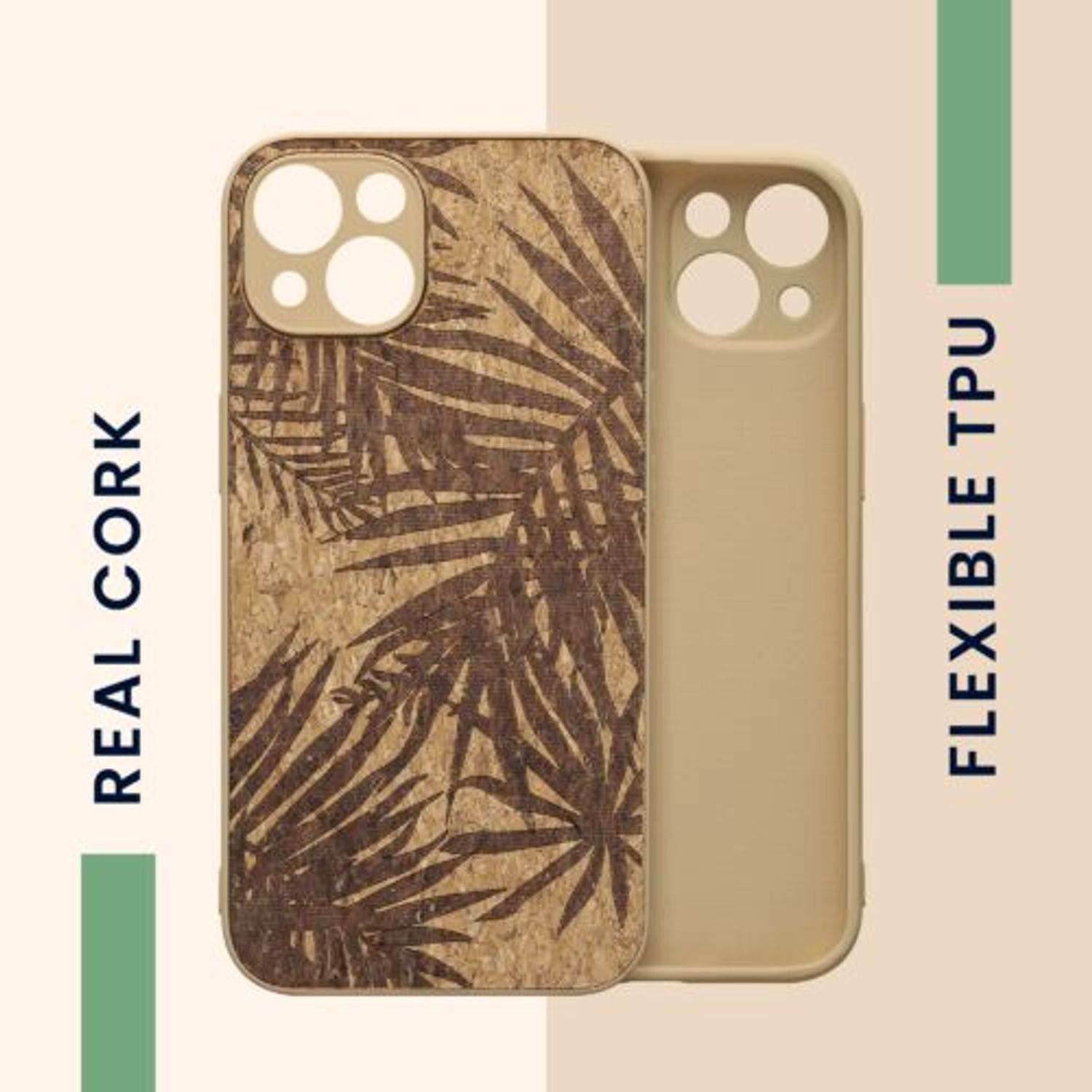 Husa Kwmobile pentru Apple iPhone 13, Pluta, Maro, 58125.01 fotografia produsului View 4 L