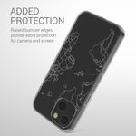 Husa Kwmobile pentru Apple iPhone 13, Silicon, Transparent/Argintiu, 57143.04 fotografia produsului View 2 S