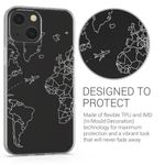 Husa Kwmobile pentru Apple iPhone 13, Silicon, Transparent/Argintiu, 57143.04 fotografia produsului View 5 S