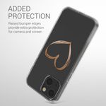 Husa Kwmobile pentru Apple iPhone 13, Silicon, Transparent/Gold, 57143.05 fotografia produsului View 6 S